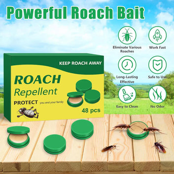 Eco-Friendly Cockroach Killer β Kitchen & Bathroom Roach Gel  (Pack of 24pc)
